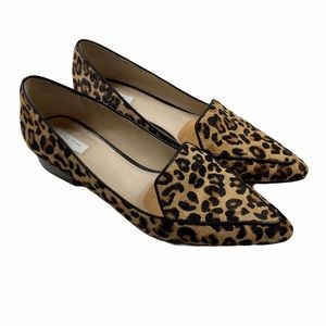 Cole Haan leopard Dellora Skimmer Flats Size 8